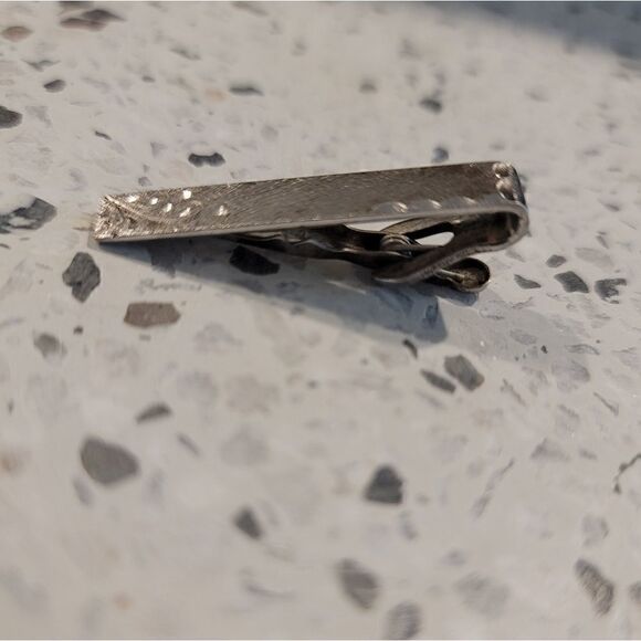 VINTAGE Sterling Tie Clip - Picture 2 of 7
